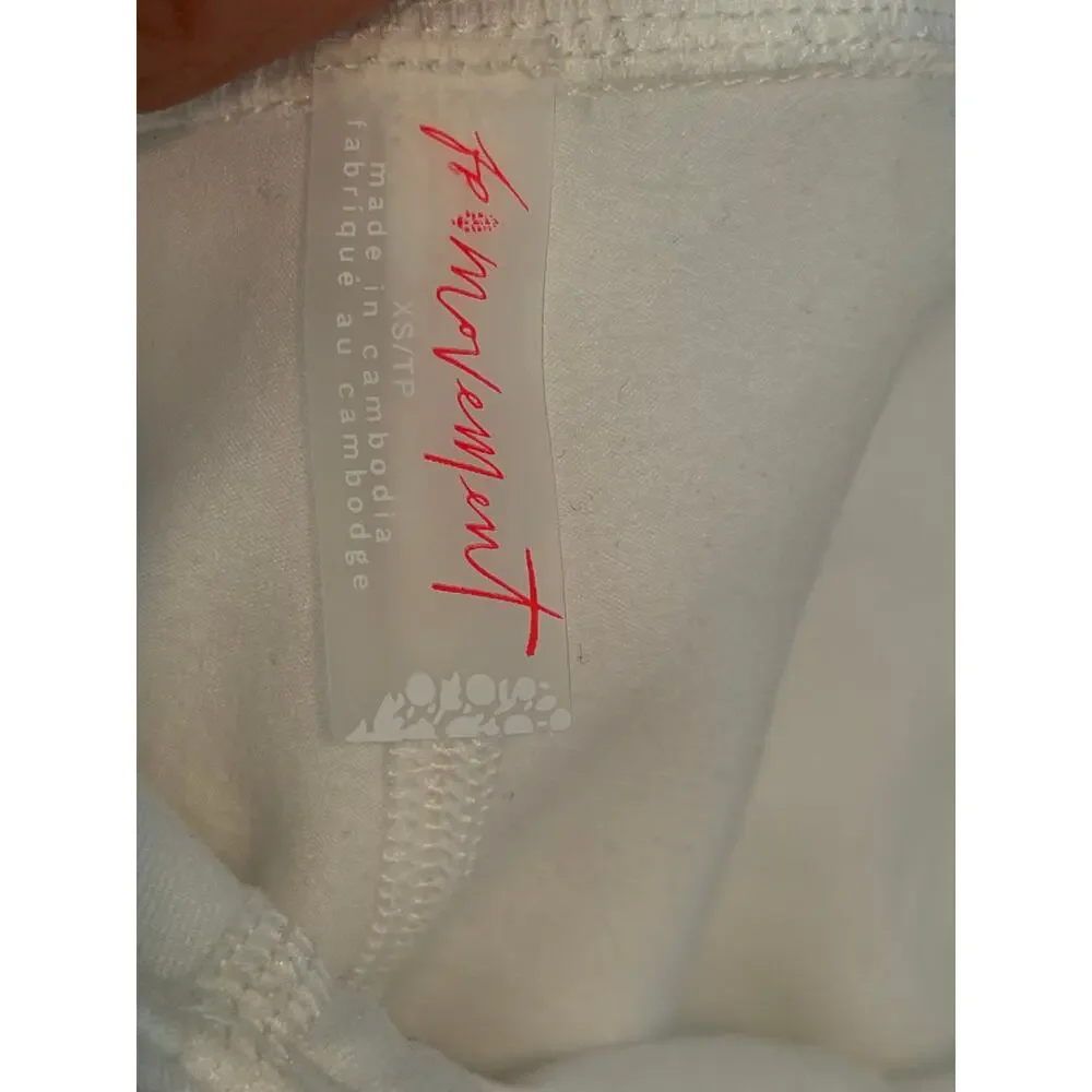 Free People Movement Skort Tennis Active Girly Skirt White Size XS